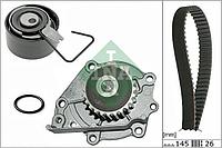 Комплект ГРМ с водяным насосом INA 530037630