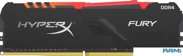 Оперативная память HyperX Fury RGB 32GB DDR4 PC4-25600 HX432C16FB3A/32 - фото 1 - id-p215494875