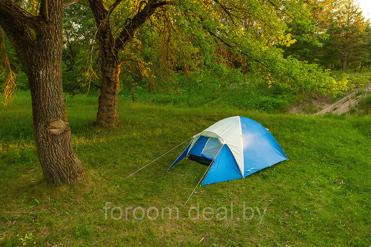 Палатка туристическая ACAMPER ACCO 4 (синий) - фото 5 - id-p215494706
