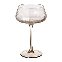 IKEA/  АНЛЕДНИНГ бокал для шампанского 280 мл. светло-коричневый