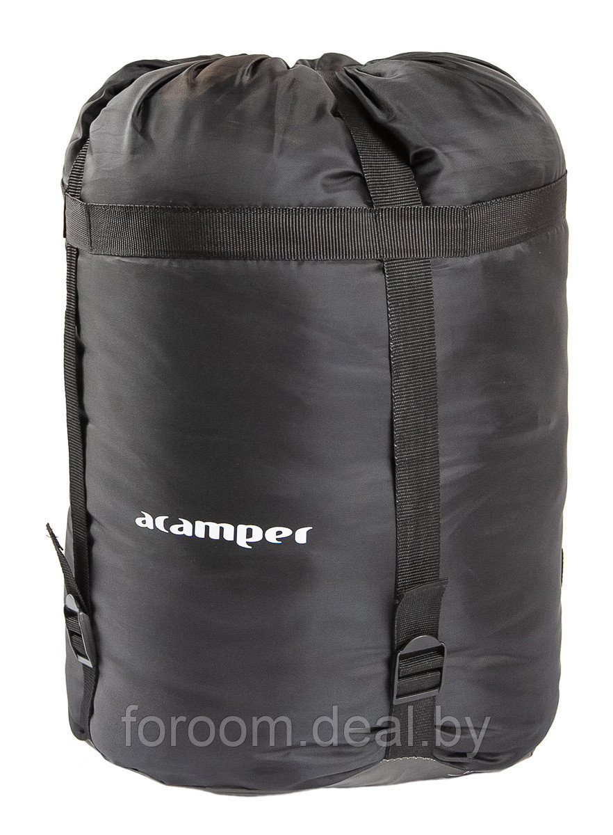 Спальный мешок ACAMPER NORDLYS 2*200г/м2 (black-green) - фото 6 - id-p215494724