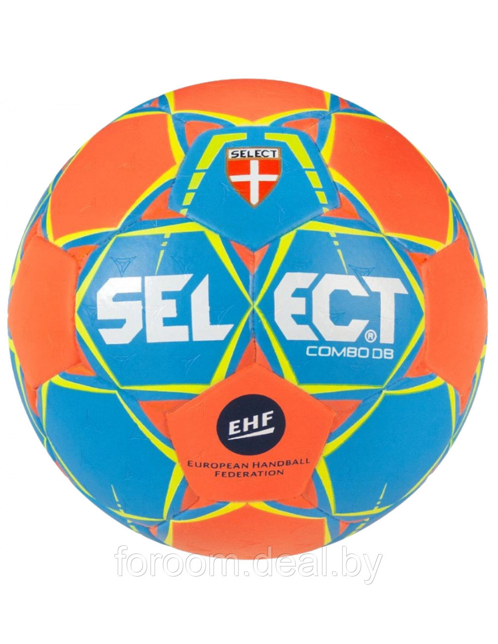 Мяч гандбольный Combo DB EHF №3 Сине-оранжевый - фото 1 - id-p215494746