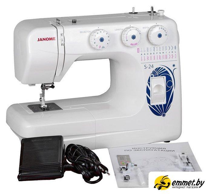 Электромеханическая швейная машина Janome S-24 - фото 3 - id-p215495923