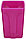 Стакан для канцелярских принадлежностей «Эсир» 100*70 мм, флуоресцентный, розовый, фото 2