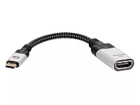 Адаптер USB-C male - HDMI-A female VCOM (CU423MV-4K) USB3.1 4K@60Hz 0.15м