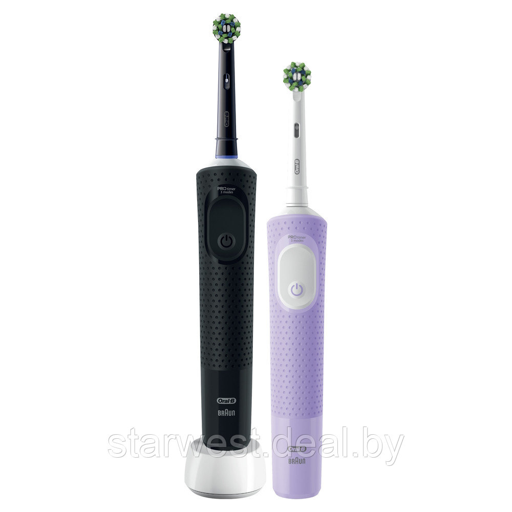 Oral-B Braun VITALITY PRO DUO Cross Action Protect X Clean Набор электрических зубных щеток D103.413.3 - фото 3 - id-p215496102