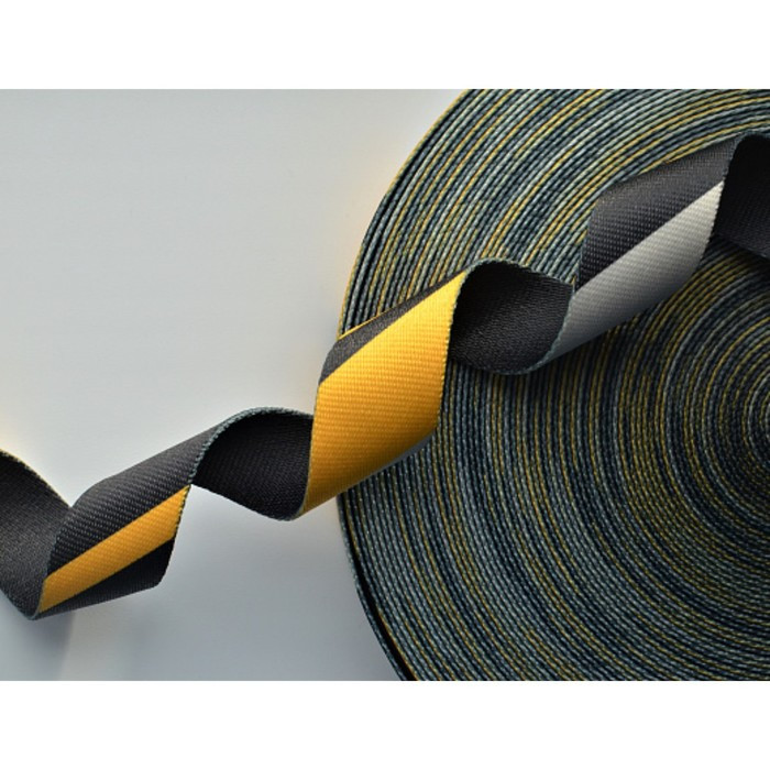 Ремень-стропа для сумки, цвет жёлтый/черный/графит, длина 140см, ширина 4см - фото 3 - id-p215497522