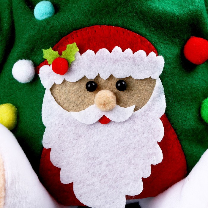 Мягкая игрушка «Мишка Лаппи» новогодняя, в зелёной кофте - фото 3 - id-p215498333