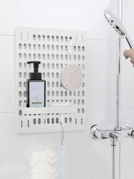 Настенный органайзер для школьной канцелярии ванной украшений Пластиковая перфорированная панель на стену - фото 10 - id-p215498786