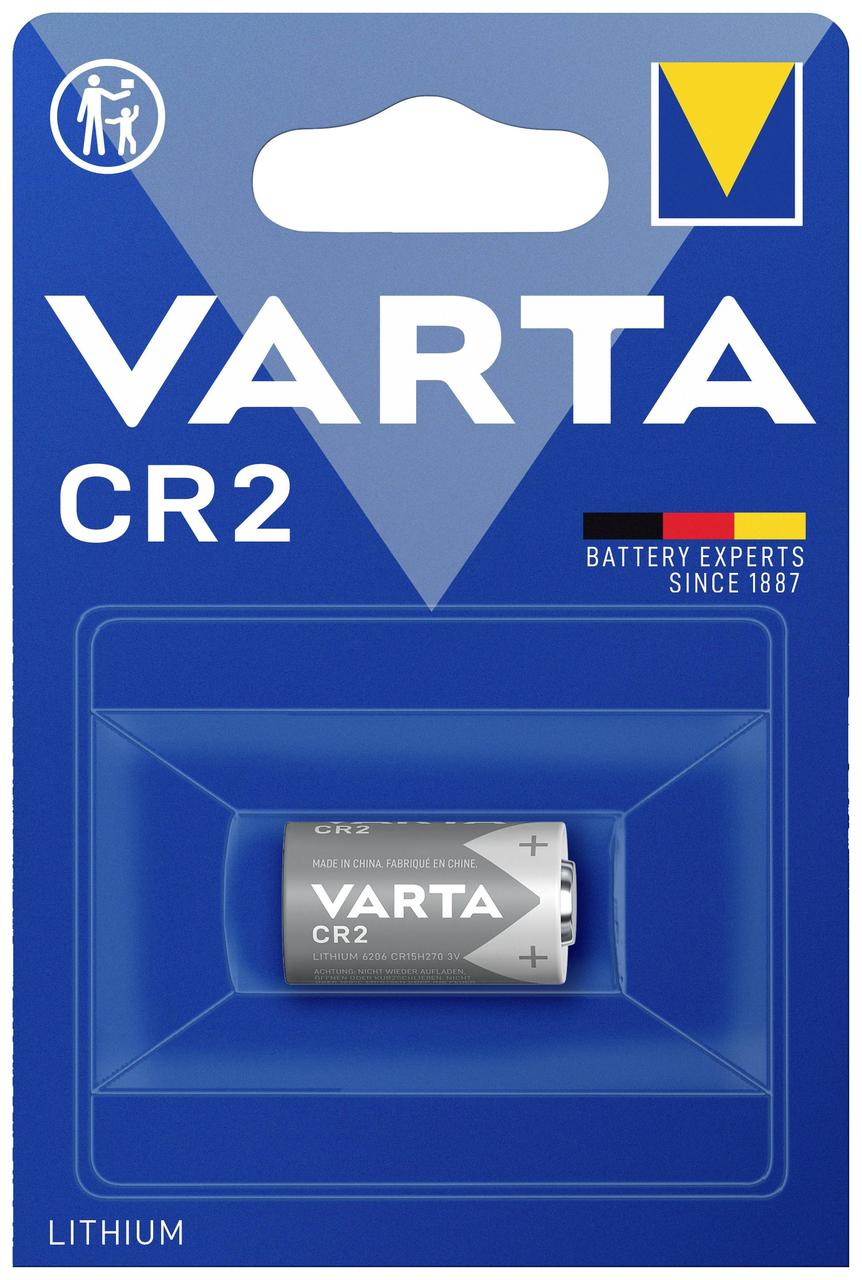 Элемент питания CR2 - VARTA, 3V, Lithium (15260, 16270, CR-2)