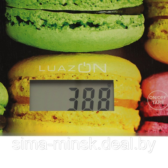 Весы кухонные Luazon LVK-702 "Макаруны", электронные, до 7 кг - фото 5 - id-p215500526