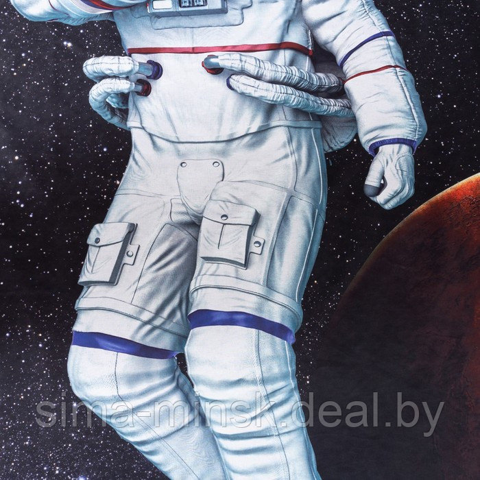Постельное белье "Этель" 1,5 сп Astronaut 143х215 см, 150х214 см, 50х70 см -1 шт, 100% хлопок, бязь - фото 3 - id-p215502132