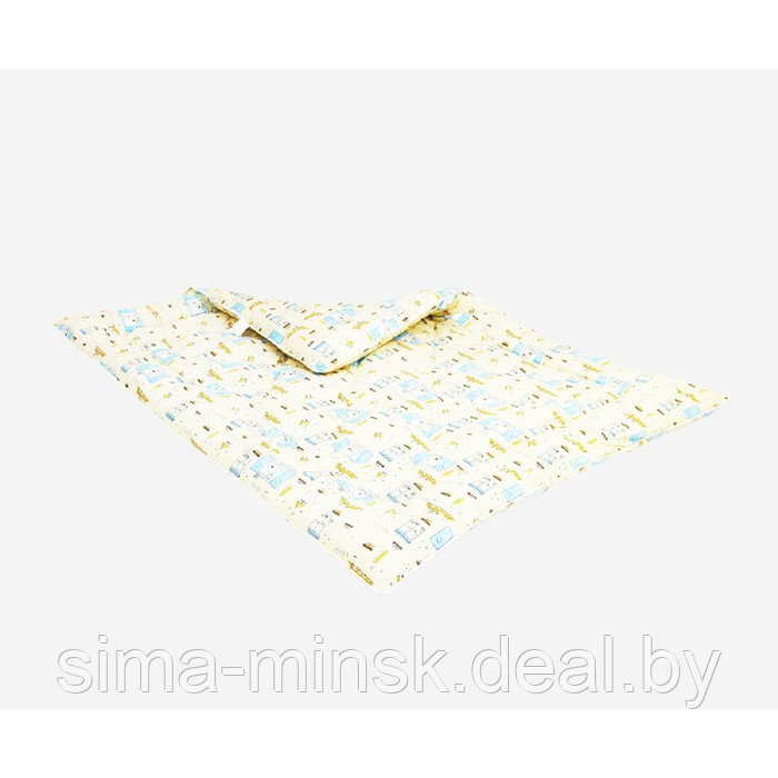 Одеяло всесезонное, размер 110 × 140 см, силиконизированное волокно, холлофайбер - фото 1 - id-p215502198