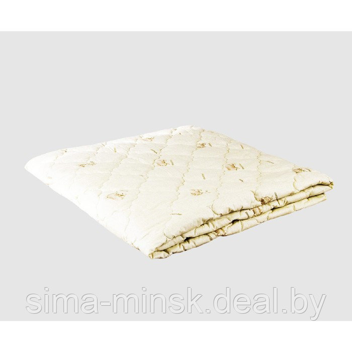 Одеяло лёгкое, размер 110 × 140 см, овечья шерсть - фото 1 - id-p215502204