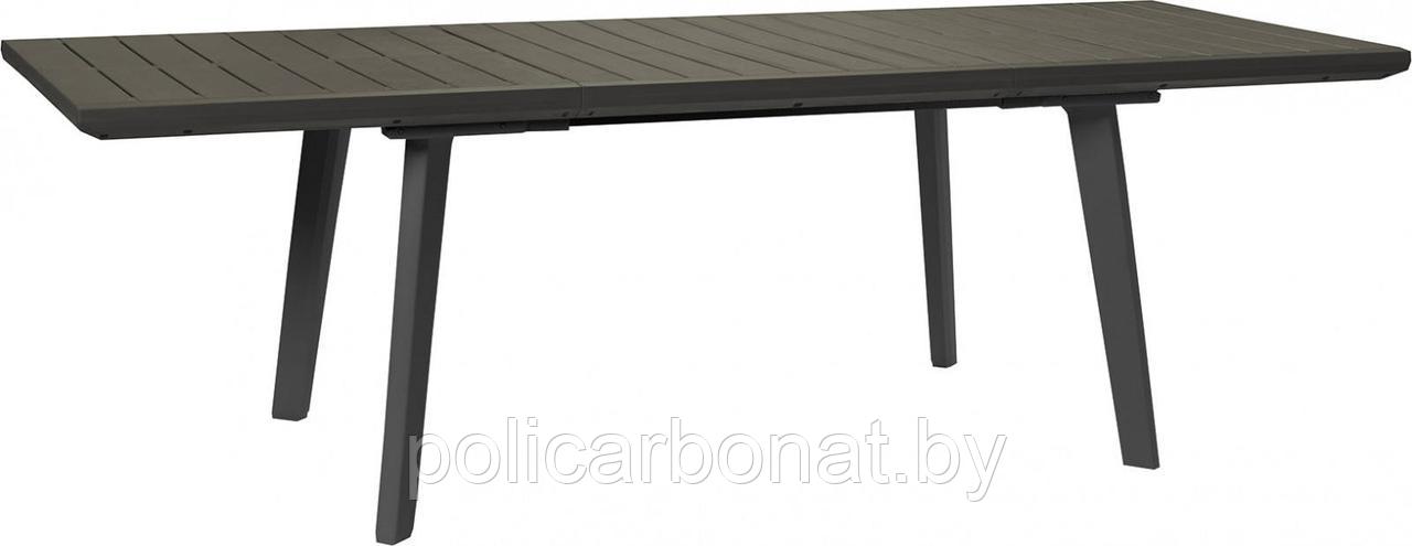 Стол раскладной Harmony extend table Keter, графит/серый