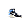Nike Air Jordan 1 Black/Blue, фото 3