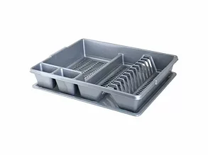 Сушилка для посуды  POBEDA P1SSV01 / с поддоном (48х39х9.5см)