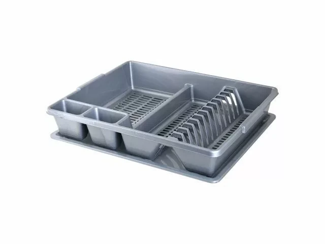 Сушилка для посуды POBEDA P1SSV01 / с поддоном (48х39х9.5см) - фото 1 - id-p215507111