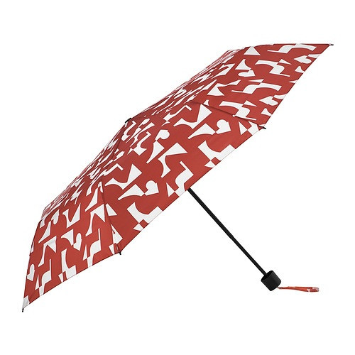IKEA/ КНЭЛЛА зонт, складной красный, фото 1