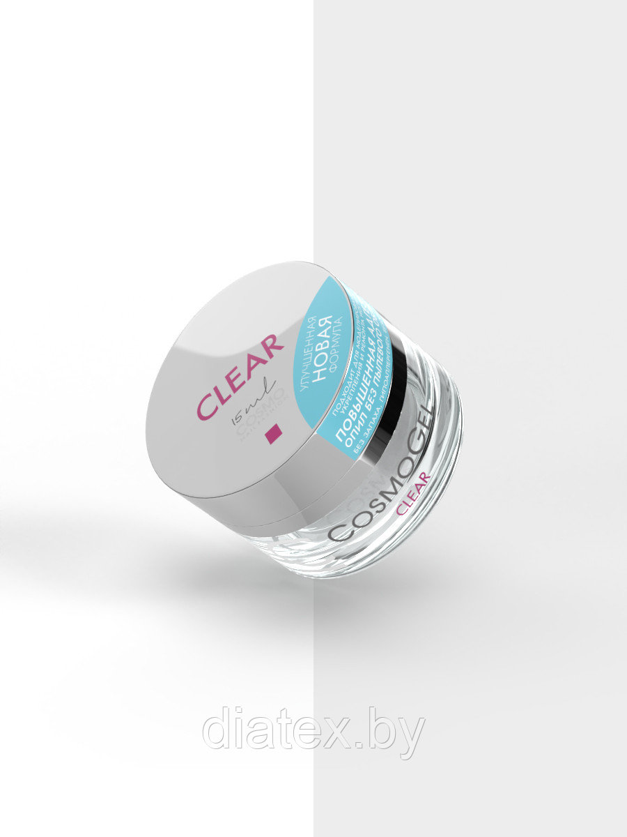 Гель для наращивания Cosmogel Builder CLEAR NEW 15 мл