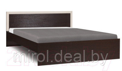 Двуспальная кровать Олмеко 21.54-01 с настилом - фото 1 - id-p215515490