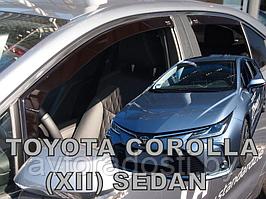 Ветровики вставные для Toyota Corolla (2018-) седан / Тойота Королла [29659] (HEKO)