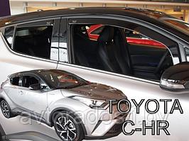 Ветровики вставные для Toyota C-HR (2016-) / Тойота [29645] (HEKO)