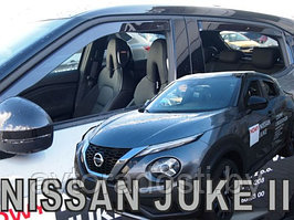 Ветровики вставные для Nissan Juke II (2019-) / Ниссан Жук [24305] (HEKO)