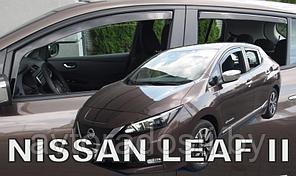 Ветровики вставные для Nissan Leaf II (2017-) / Ниссан Лиф [24303] (HEKO)