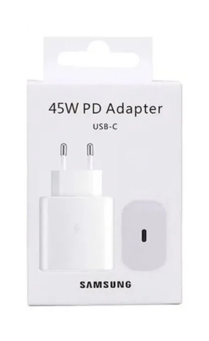 Samsung Сетевое зарядное Samsung 45W USB-C Power Adapter Белый - фото 1 - id-p215517109