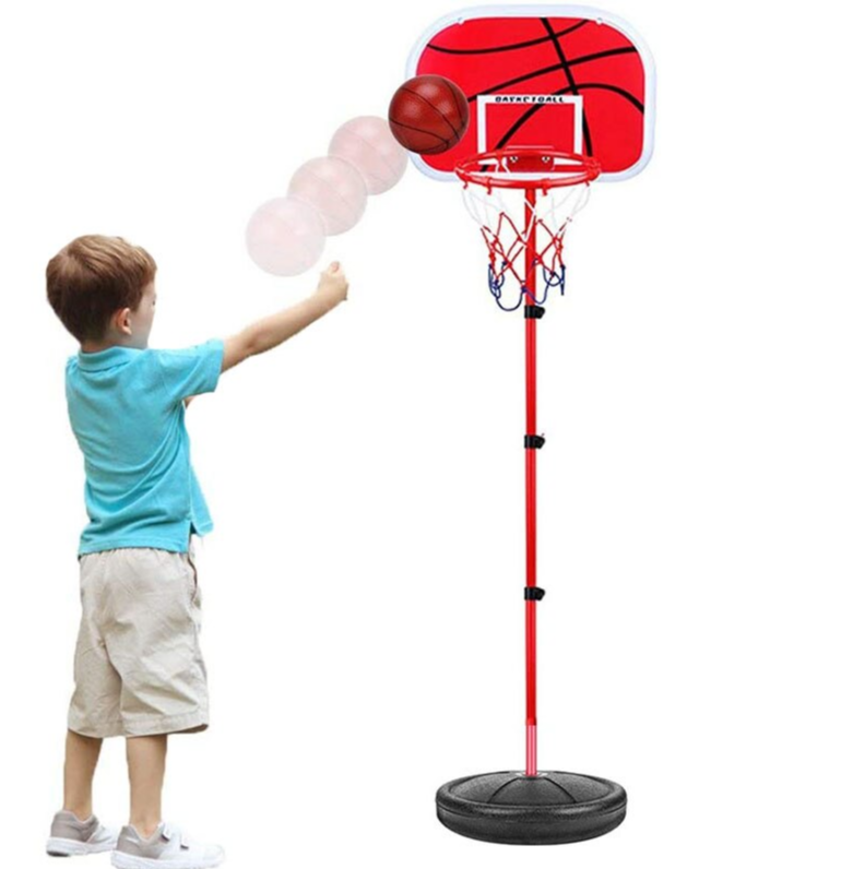 Детская баскетбольная стойка H150см. (набор: стойка, мяч, насос)