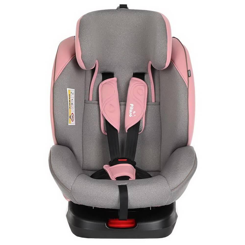 Детское автокресло Pituso Roys Isofix (0-36 кг) Roys Rose Grey/Розово-Серый - фото 8 - id-p215517242