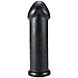 Черный фаллоимитатор с ярко выраженной головкой X-Men Butt Plug 26 см, фото 4