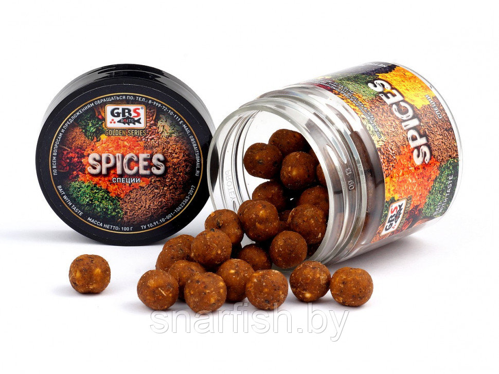 Бойлы GBS насадочные Spices Специи 15мм - фото 1 - id-p215517306