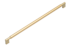 Ручка мебельная CEBI A1243 480 мм SMOOTH (гладкая) цвет PC35 матовое золото полимер