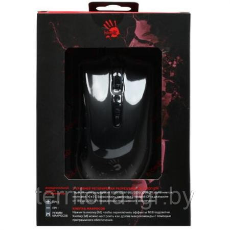 Игровая проводная мышь ES5 с RGB черный Bloody - фото 2 - id-p215517697