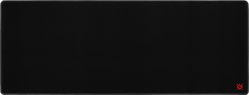 Игровой коврик для мыши - DEFENDER Black Ultra One (XXL-size) 780x300x5мм, оверлок, ткань+резина - фото 1 - id-p215518445