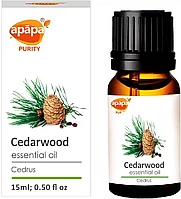 Эфирное масло Кедра Apapa Cedarwood essential oil, 15мл