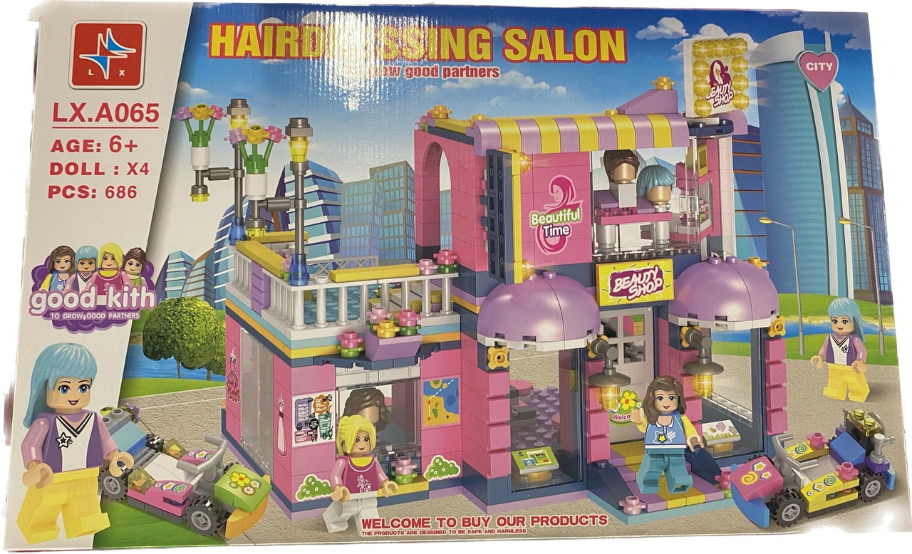 Конструктор Салон красоты (L.X.A 065), 686 дет. лего