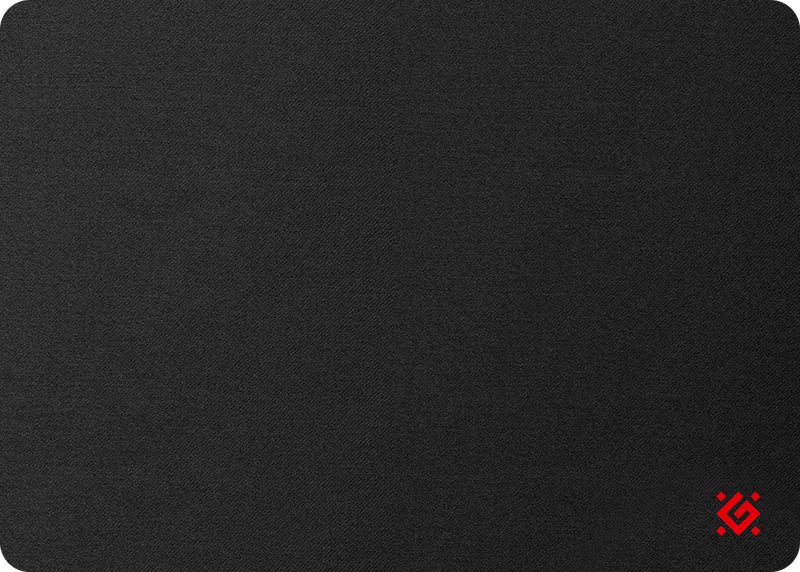 Игровой коврик для мыши - DEFENDER Black S 350x250x3мм, ткань+резина - фото 2 - id-p215519352