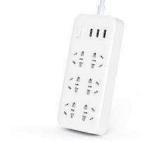 Удлинитель "Xiaomi" Mi Power Strip на 6 вилок (6 розетки, 3 USB)