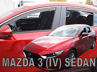 Ветровики вставные для Mazda 3 IV (2019-) седан / Мазда 3 [23174] (HEKO)