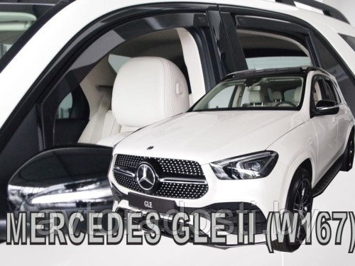 Ветровики вставные для Mercedes-Benz GLE II W167 (2019-) / Мерседес-Бенц [23624] (HEKO)