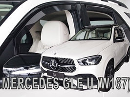 Ветровики вставные для Mercedes-Benz GLE II W167 (2019-) / Мерседес-Бенц [23624] (HEKO)