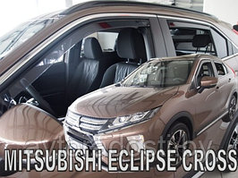 Ветровики вставные для Mitsubishi Eclipse Cross (2018-) / Мицубиси Эклипс Кросс [23377] (HEKO)