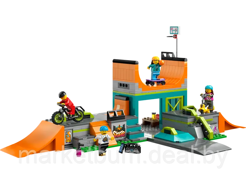 Конструктор Lego City 60364, Уличный скейтпарк - фото 3 - id-p215520161
