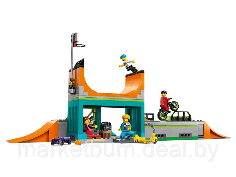 Конструктор Lego City 60364, Уличный скейтпарк - фото 4 - id-p215520161