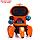 Робот музыкальный "Вилли", русское озвучивание, световые эффекты, цвет оранжевый, фото 2