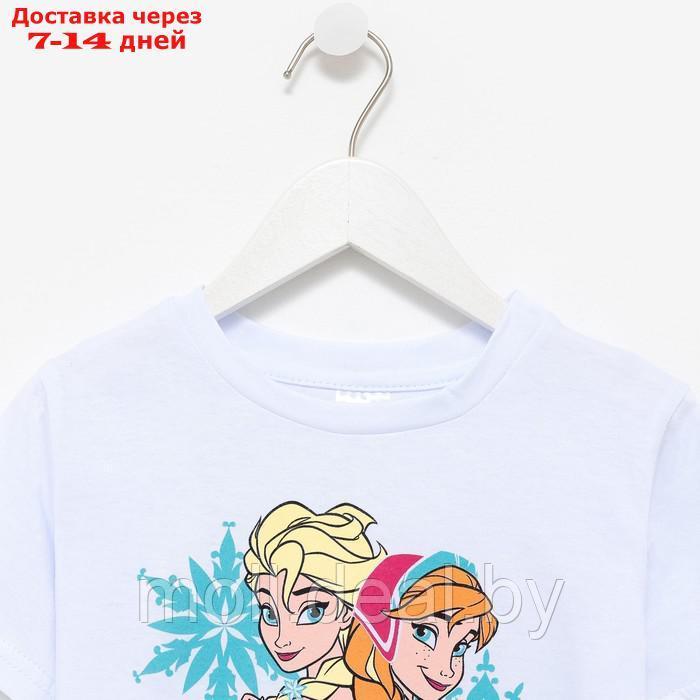 Комплект для девочки (футболка, брюки) "Холодное сердце", Disney, рост 98-104 (30) - фото 2 - id-p215507233