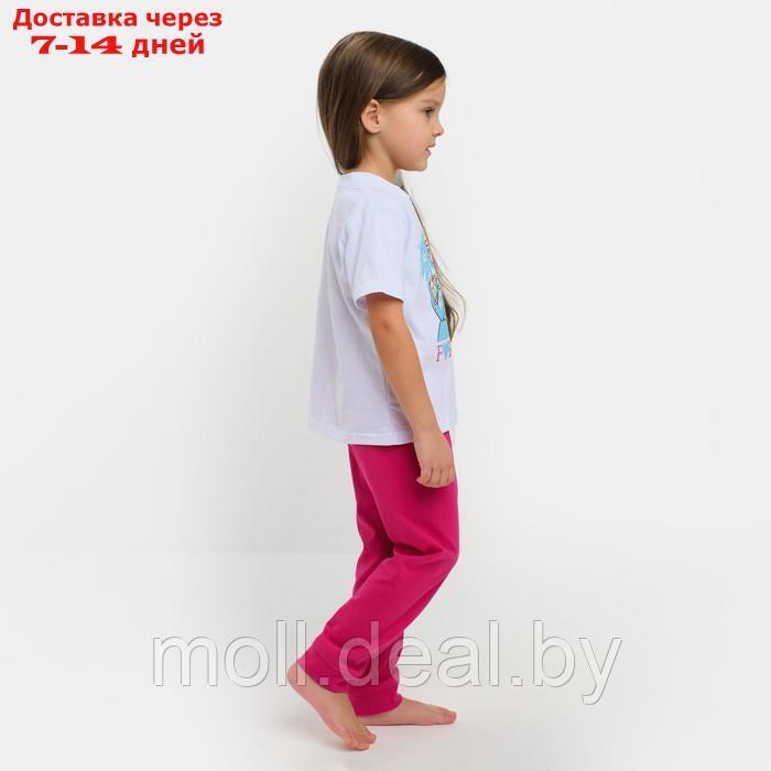Комплект для девочки (футболка, брюки) "Холодное сердце", Disney, рост 122-128 (34) - фото 7 - id-p215507235